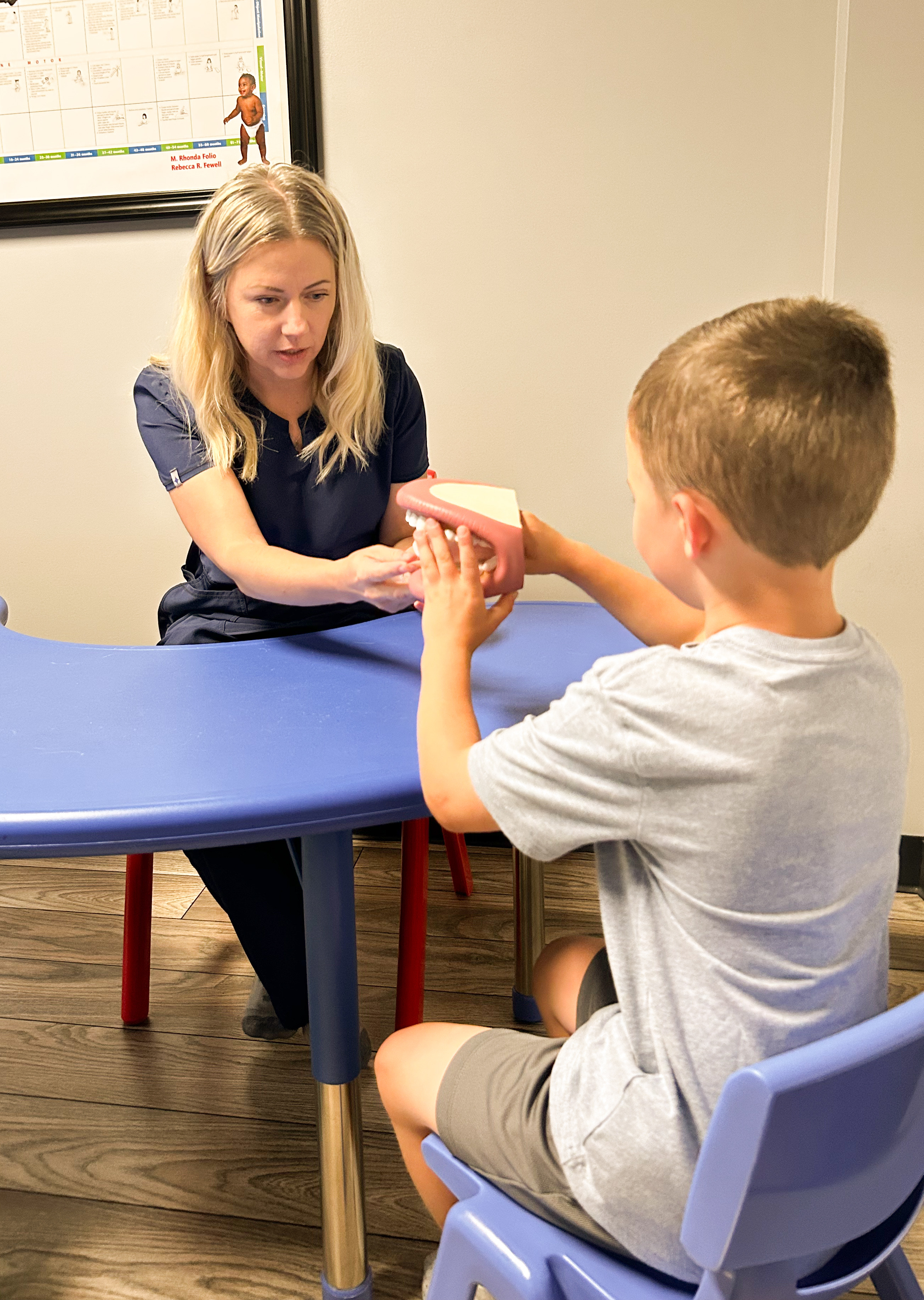 Physical therapy session